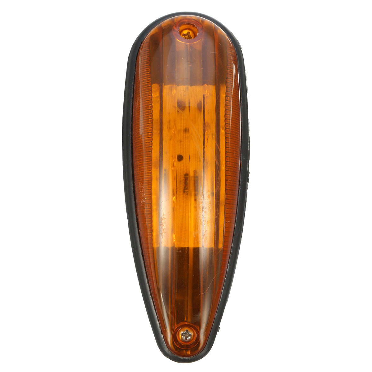 Dark Orange 6 Inches 10 LED Car Tail Light Side Marker Lamp for Truck Tailer