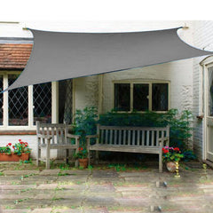Black Tent Sunshade Sail Waterproof 420D Oxford Polyester Garden Canopy Cover Awning Outdoor Marine Yard Plant Protection