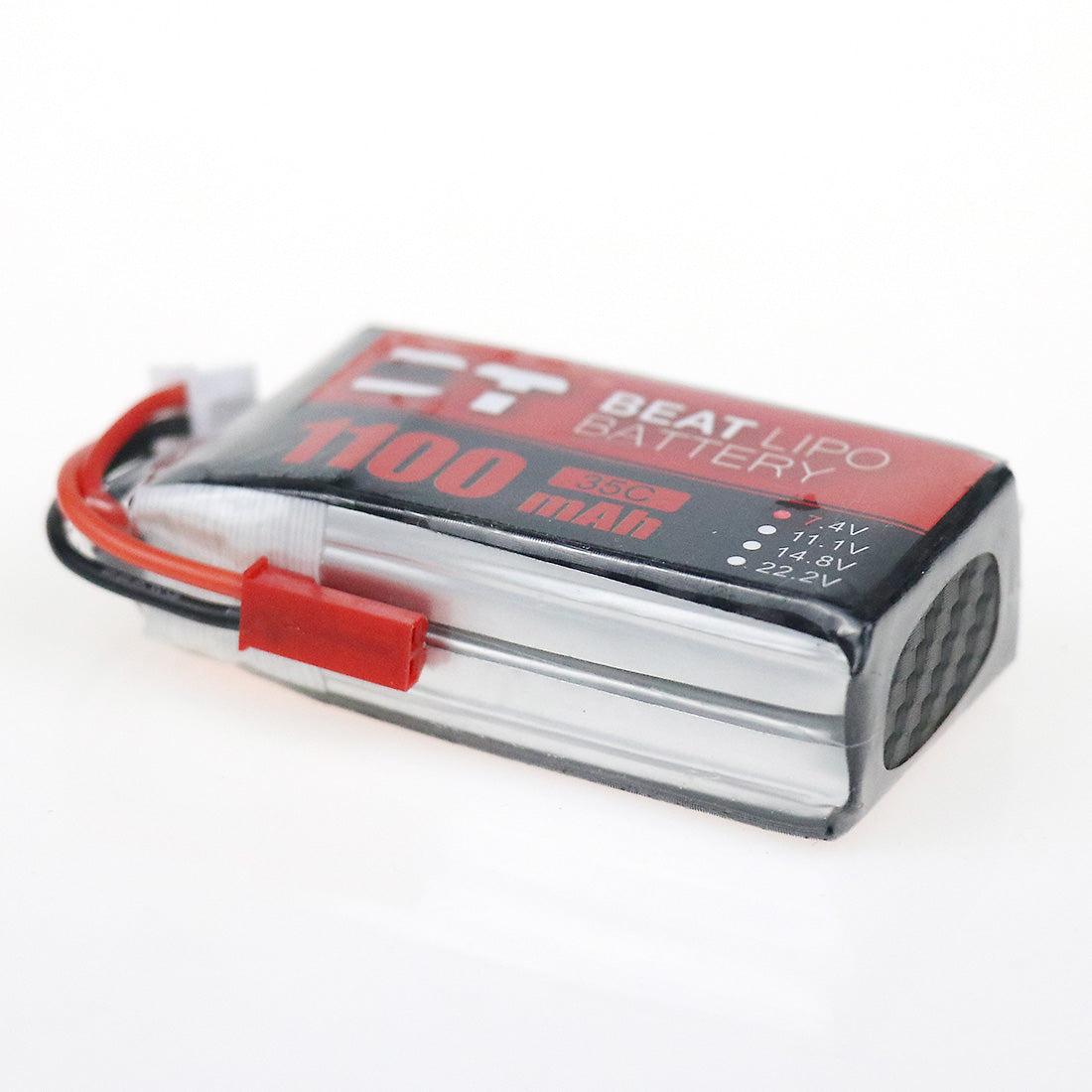 Rosy Brown BT BEAT 7.4V 1100mAh 35C 2S Lipo Battery JST Plug for Wltoys A979 RC Car Hubsan H109S RC Racing Drone