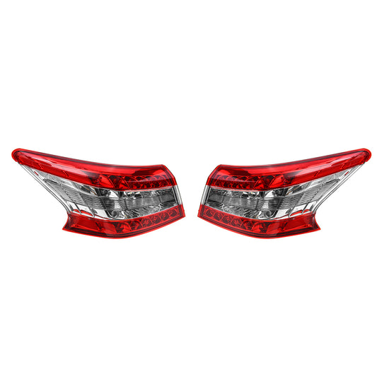 Firebrick Car LED Rear Tail Light Brake Lamp Outer Left/Right for Nissan Sentra 2013-2015