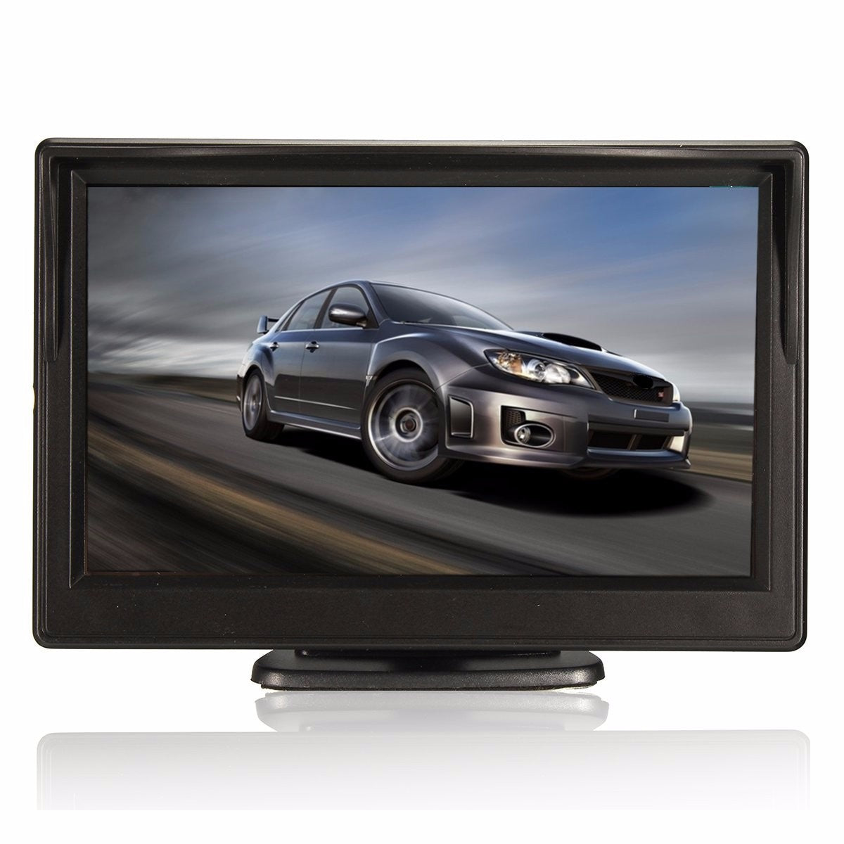 Light Slate Gray 5 Inch TFT LCD Car Rear View Backup Reverse Monitor Parking Night Vision LED Backlight Display Multimedia Player