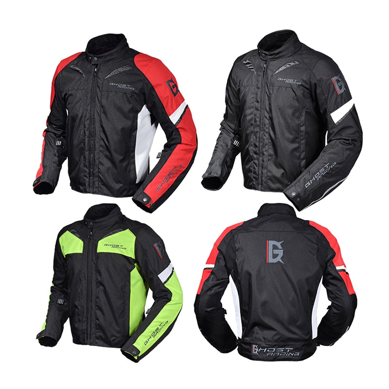 Tomato GHOST RACING Motorcycle Jacket Removable Inner Motocross With Protective Gear Armor Men Waterproof Windproof