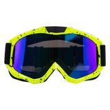 Yellow Universal Motorcycle Cycling Skiing Sport Goggles Outdoor Windproof TPU Anti-shock Breathable