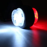 Alice Blue 2pcs 5W 10-30V LED Side Maker Light Stalk Indicator Lamp for Truck Trailer Lorry Van