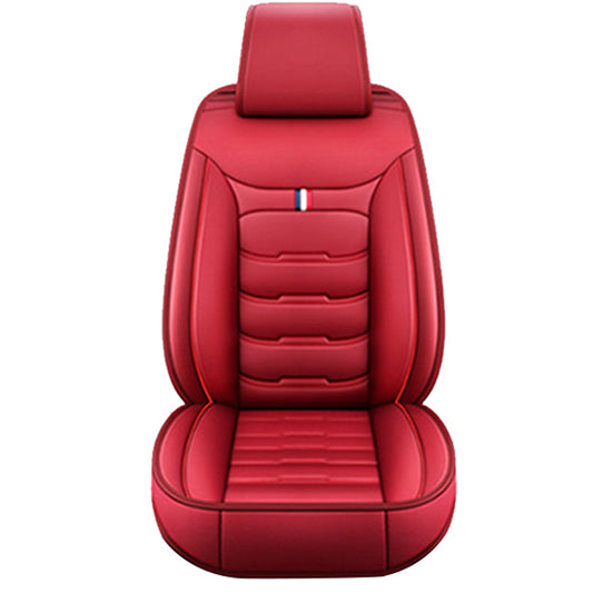1PC Universal Car SUV Front Seat Cover PU Leather Full Surround Protector - Auto GoShop