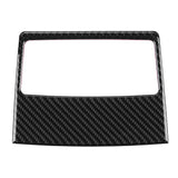 Black Carbon Fiber Car Back Seat Air Outlet Panel Rear Air Vent Outlet Cover Trim Decoration For BMW E90 3 Series