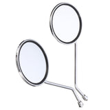 White Smoke 8mm Motorcycle Rearview Mirror For Honda C90 CL90 CT90 ST90 CM185 CM200T CB250