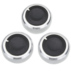 Dark Slate Gray 3PCS Car Air Conditioning Heat Control Switch Knob A/C for Toyota Tacoma Vios 02-14