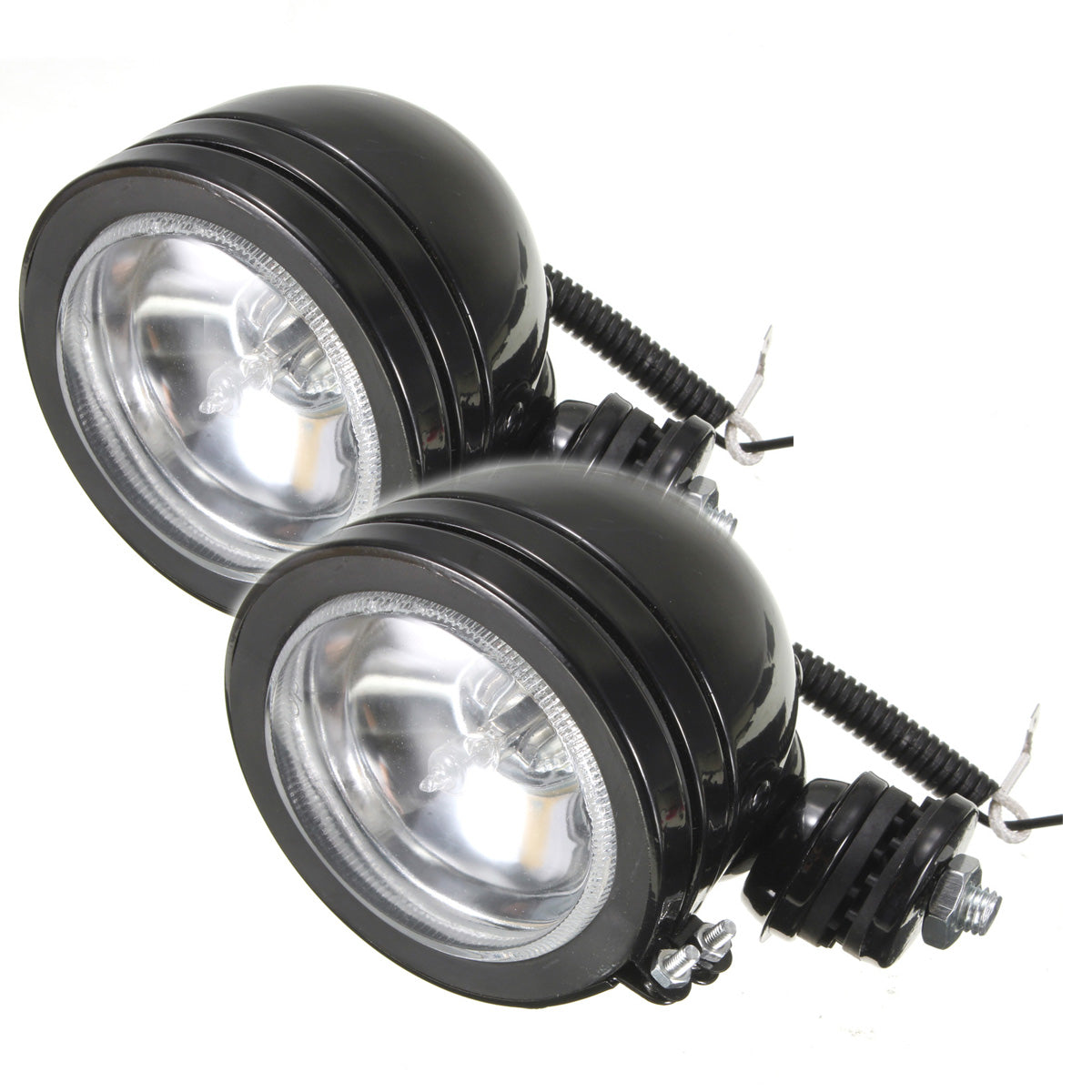 Dark Slate Gray 2Pcs 12V 55W H3 Bulb Spot Lightt Fog Light Working Lamp For ATV SUV
