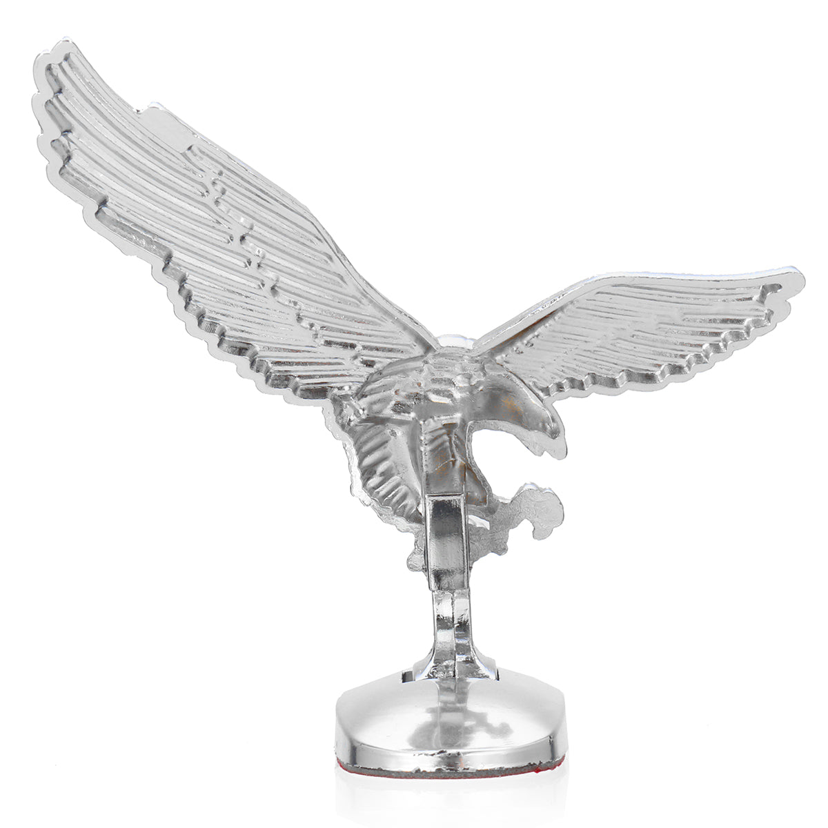 Gray 3D Emblem Angel Eagle Auto Car Front Cover Chrome Hood Ornament Badge Bonnet