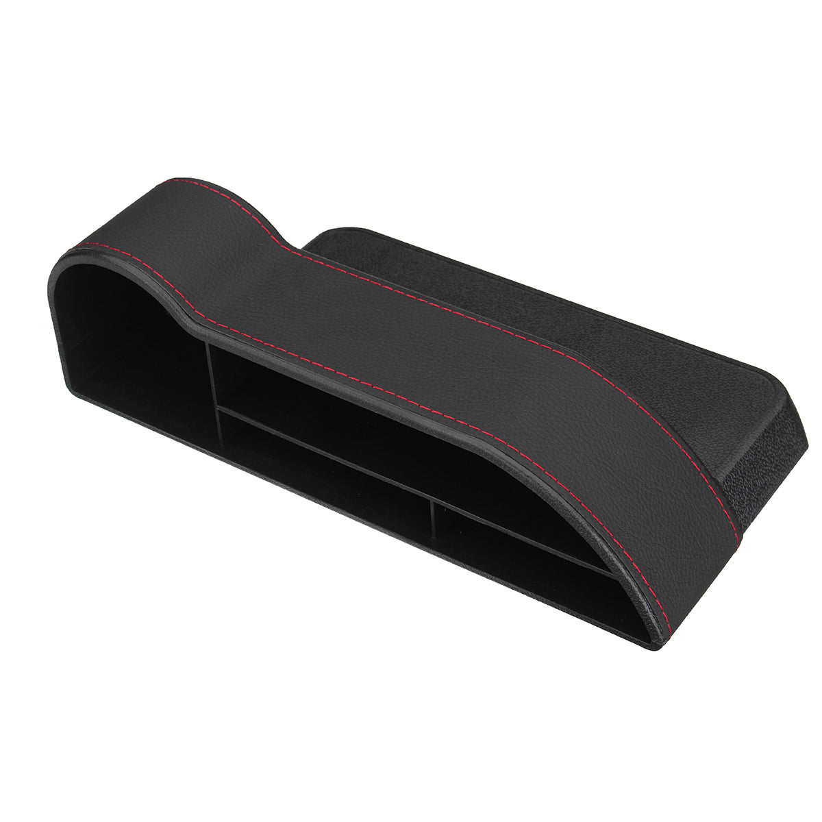 PU Leather Car Right Side Seat Crevice Storage Organizer Caddy Catcher Box Seat Slit Pocket - Auto GoShop
