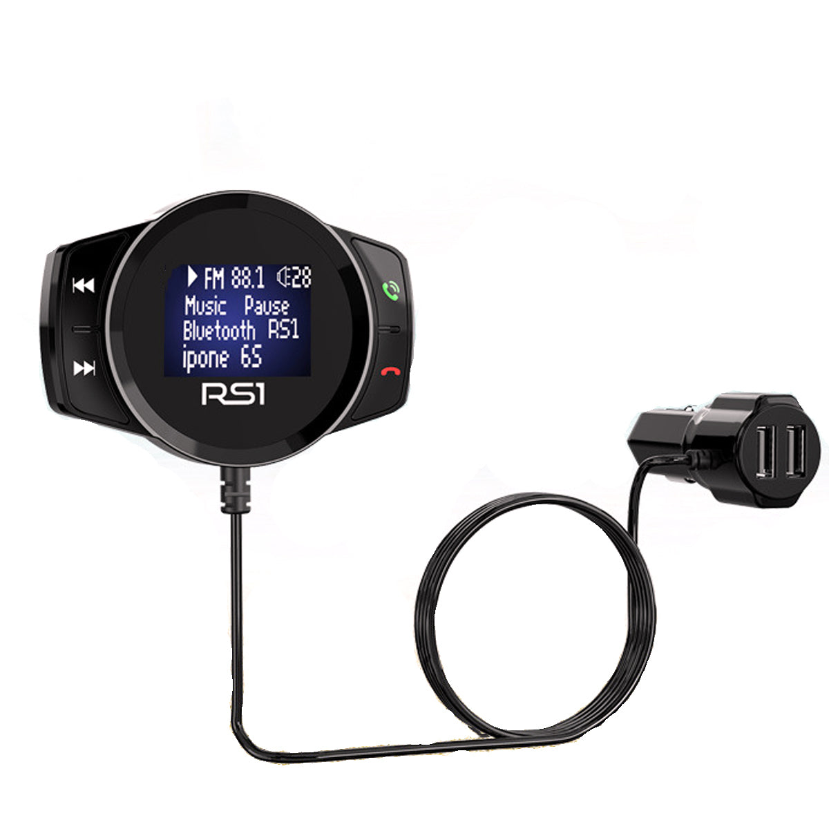 FM bluetooth Handsfree Transmitter MP3 Player Car Charger - Auto GoShop