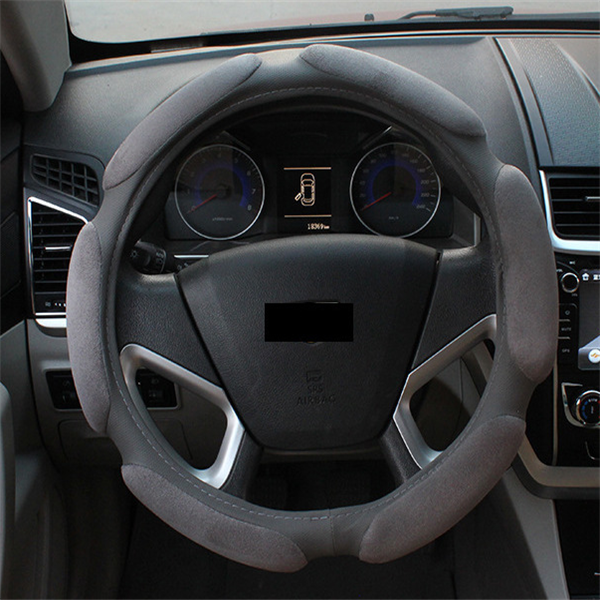 Suede steering wheel - Auto GoShop