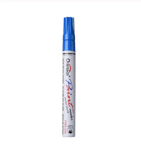 Dark Slate Blue Metal color paint pen white marker pen tire pen DIY hand account pen sign in pen