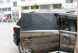 Dim Gray Car black mesh screen sunshade sunscreen anti-mosquito window cover side curtain sun gear