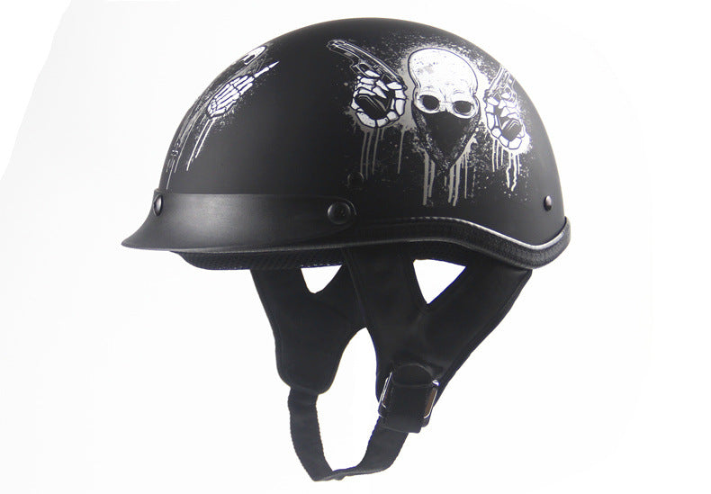Dark Slate Gray Harley helmet with a summer helmet