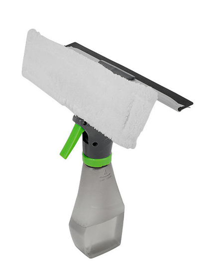 Light Gray 3 en 1 multipropósito de mano cepillo de limpieza de coche con botella de Spray botella de ventana para hogar para cocina limpiador de la ventana