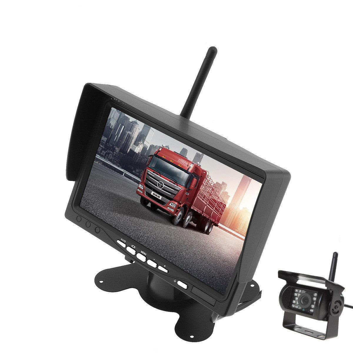 Forklift Truck Harvester 7 Inch Car Wireless Reversing Video Display Camera (YWD 701WF) - Auto GoShop