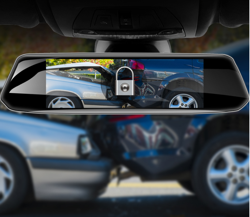 Car Video Recorder Auto Registrar Stream Mirror With Rear View Camera - Auto GoShop