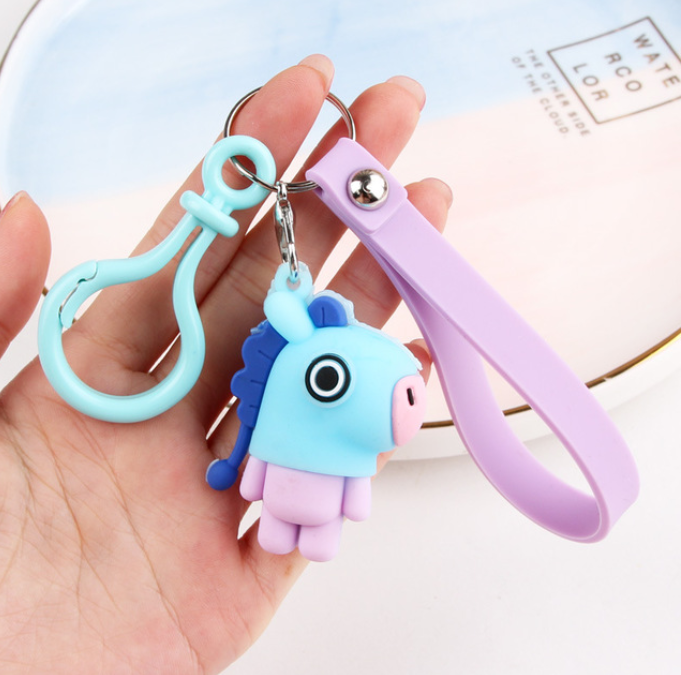 Keychain creative cute schoolbag car pendant gift - Auto GoShop