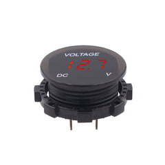 DC 12V-24V Digital Voltage Meter Voltmeter Waterproof LED Display Panel Gauge For Car Auto Motorcycle Boat ATV Truck Refit - Auto GoShop