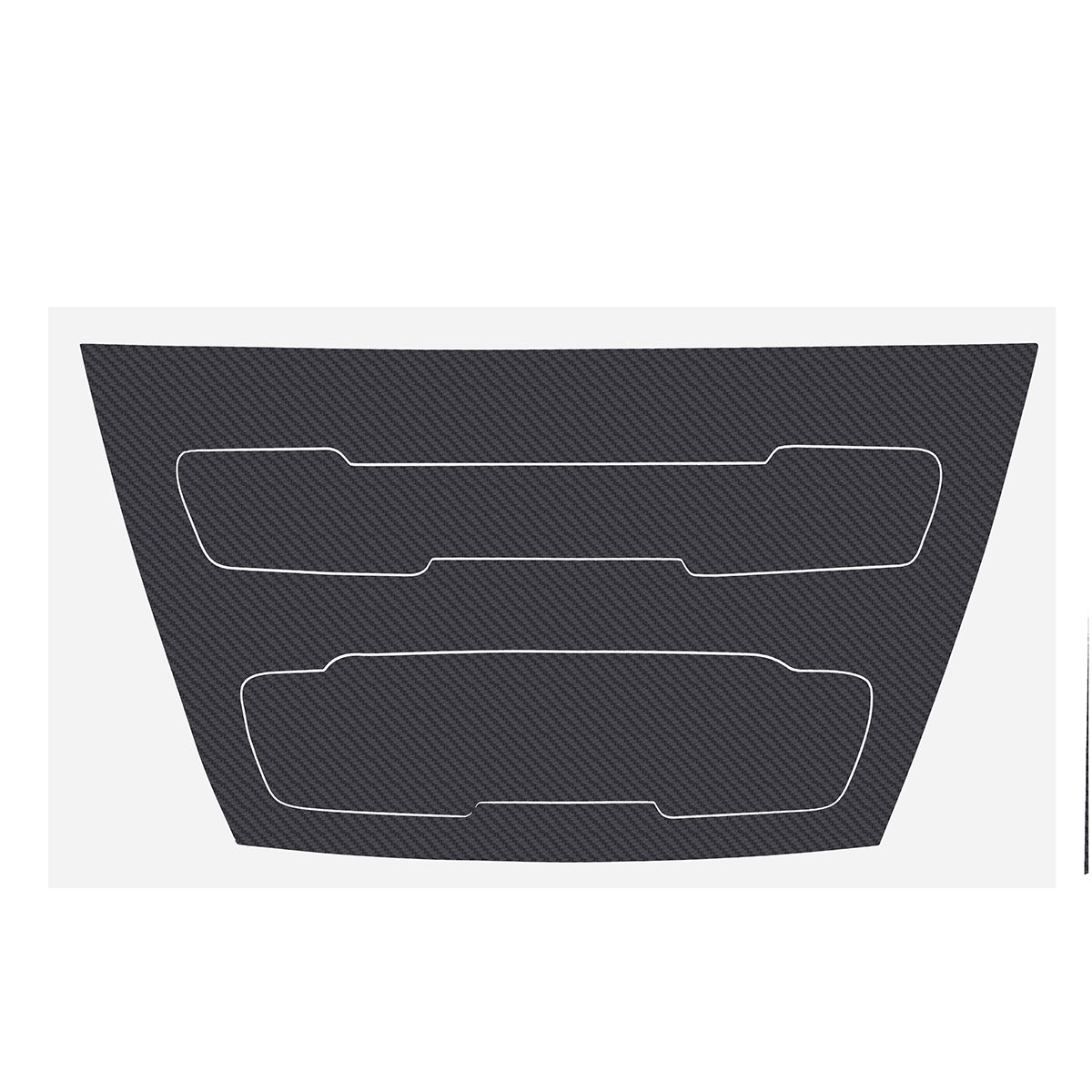 LHD Carbon Fiber Interior Sticker Vinyl For BMW X1 2016-2018 - Auto GoShop