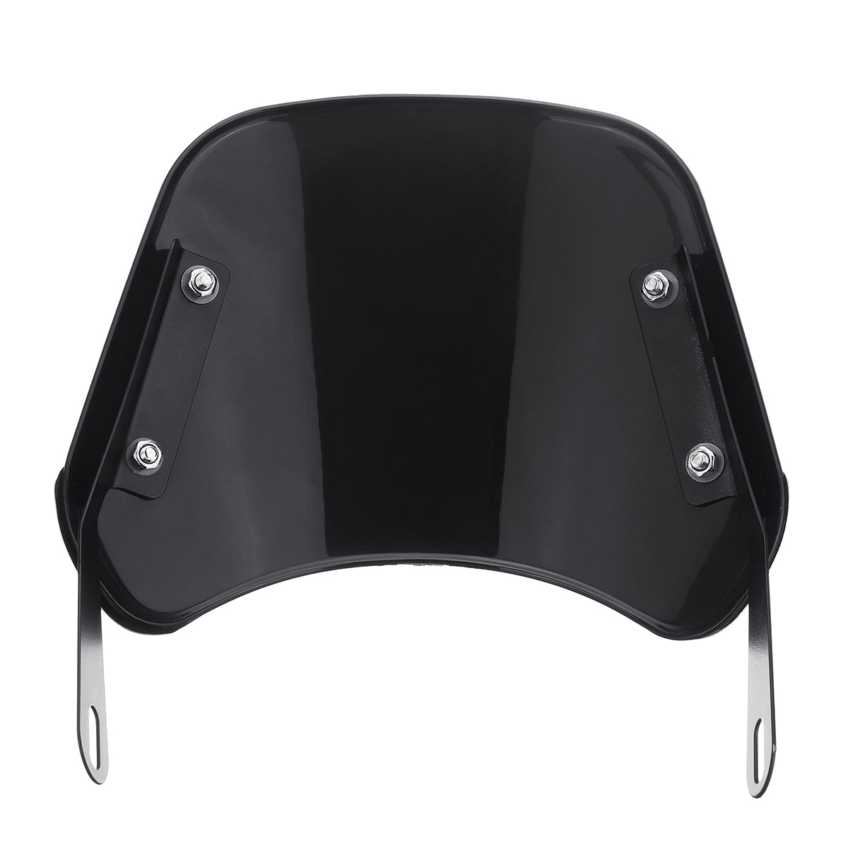 Black 5 Inch 7 Inch Round Motorcycle Headlights Windshield Windscreen Universal Fitting