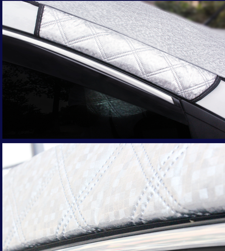 Black Car snow block front windshield antifreeze cover winter front gear snowboard windshield snow cover frost guard