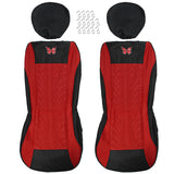 4pcs Universal Front Row/ Full Set Seat Cover Car Accessories interior Butterfly - Auto GoShop