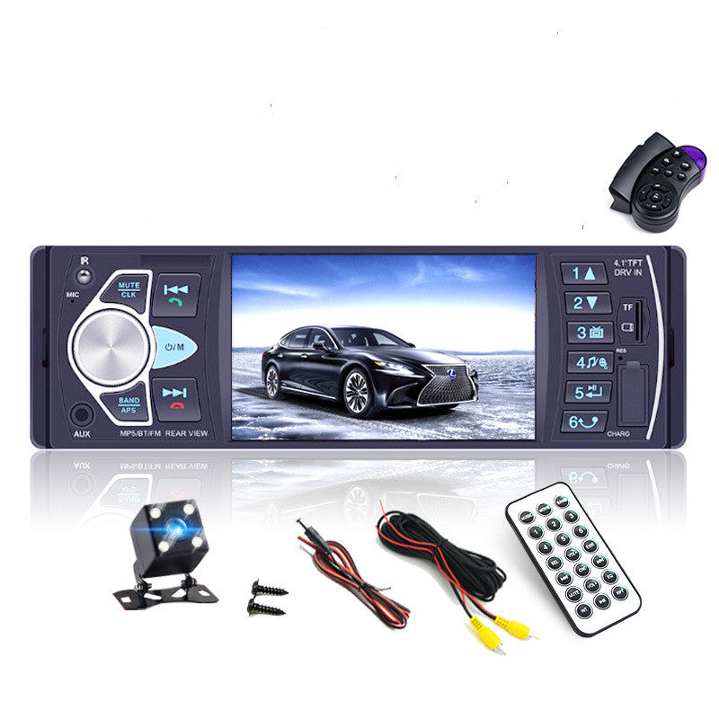 Royal Blue 4.1 inch high-definition large screen Bluetooth hands-free car MP5 player
