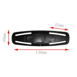 Black High quality Car Baby Safety Seat Strap Belt Harness Chest Child Clip Safe Buckle 1pc (Black)