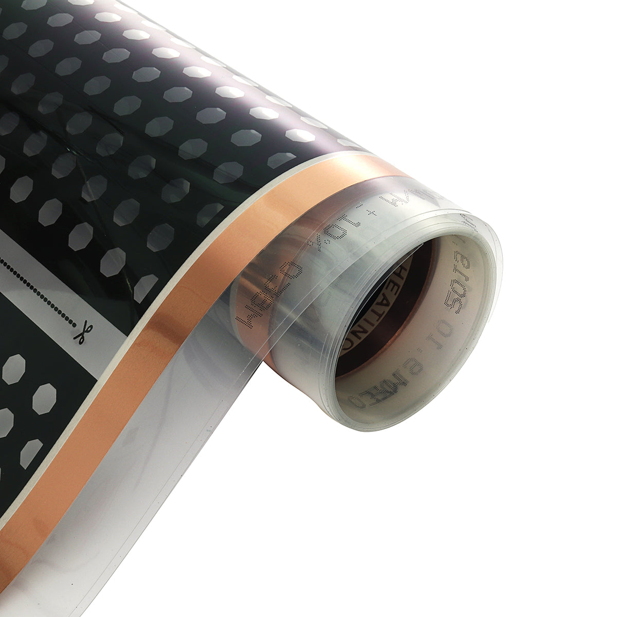 Dim Gray Underfloor Heating Carbon Film 240V 50cm Healthy Floor Heater Infrared Pad