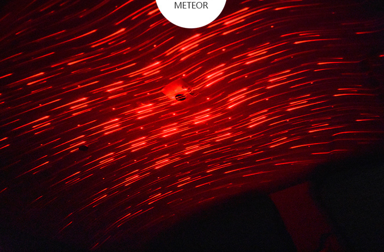 Firebrick Car interior modification car ceiling lamp armrest box starry meteor lamp starry projection spotlight