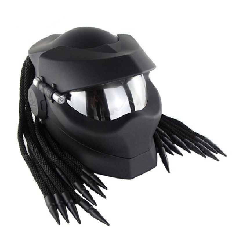 Black Predator Prince Harley motorcycle helmet