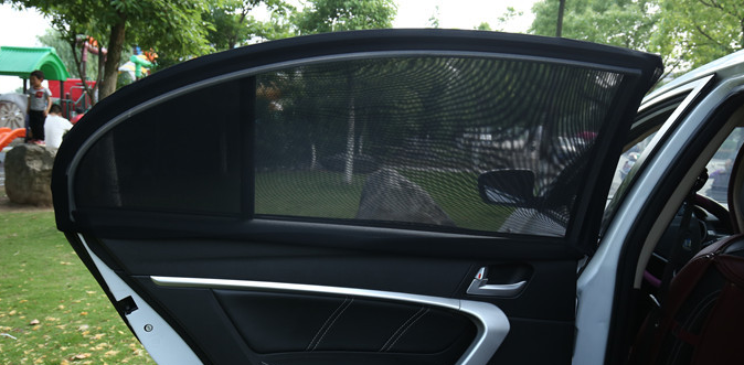 Dark Slate Gray Car window sunshade Sunscreen insulated sunshade Side window sunblock Mosquito-proof dust-proof sunshade