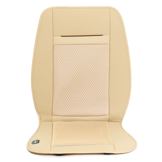 Wheat 12V 3 Speed 4 Built-in Car Seat Cooling Chair Cover Cushion Air Fan