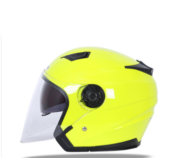 Yellow Motorcycle helmet