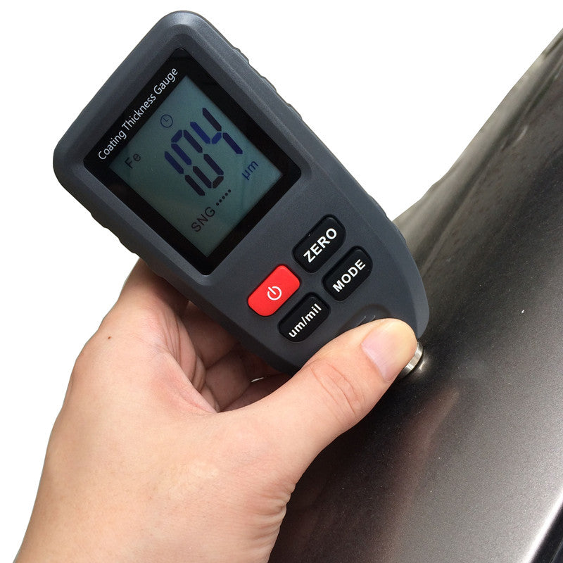 High-precision coating thickness gauge (Black) - Auto GoShop