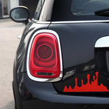 Brown Funny Red Blood Drop Stickers Vinyl Decal for Car Motor Tail Light Window Bumper Decoration