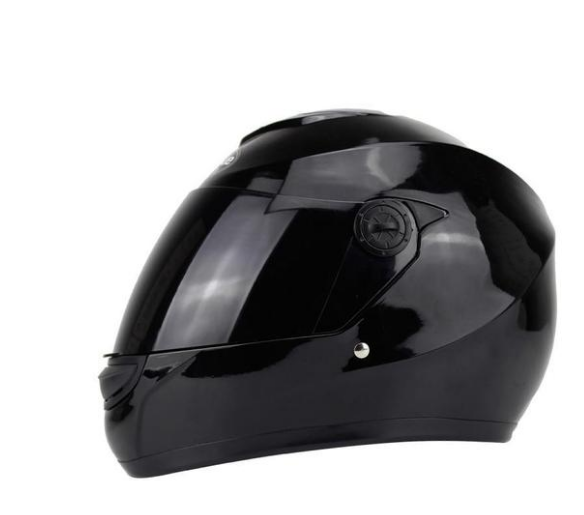 Black Electric motorcycle helmet battery car helmet full face helmet winter anti-fog full-covering helmet