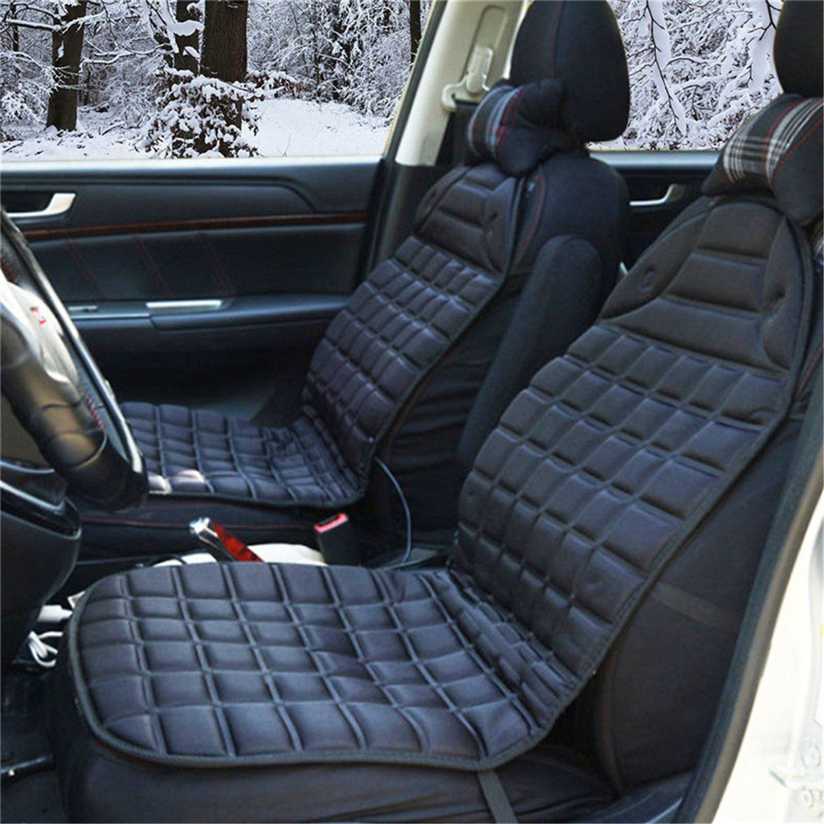 Thickening Heated Car Seat Cover Chair Heater Cushion Warmer - Auto GoShop