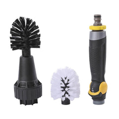 Lavender Car tire brush cleaning cleaning tool (Black)