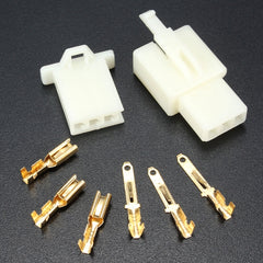 Seashell 2.8mm 3 Way Motorcycle Electrical Male Female Connector Terminal Housing