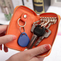 Leather men's card holder car key case - Auto GoShop