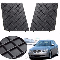 Light Slate Gray 2pcs Front Bumper Lower Mesh Grill Trim Cover Left and Right For BMW E60 E61M