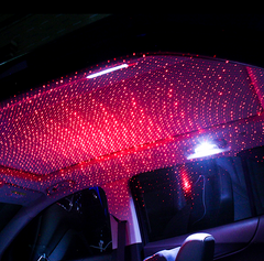 Medium Violet Red Car star ceiling lights modified car roof full star USB car interior atmosphere lights car music sound control decorative lights