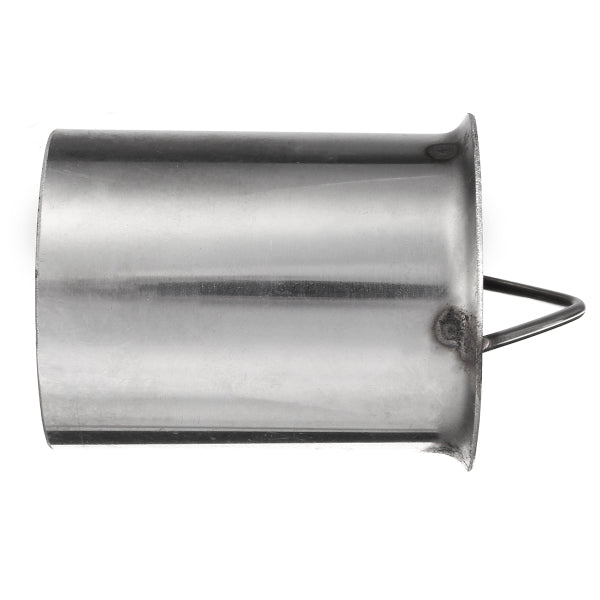 Gray Universal 51mm Motorcycle Exhaust Pipe Can Silencer Muffler Baffle Removable