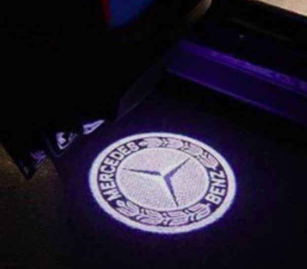 Thistle 2 pcs LED Lampe de Voiture de Courtoisie Logo De Porte de Voiture Bienvenue Lumière, Ombre, Projecteur Laser Pour BMW X1 X3 E83 X5 e53 X6 GT Z8 (Fit pour BMW)