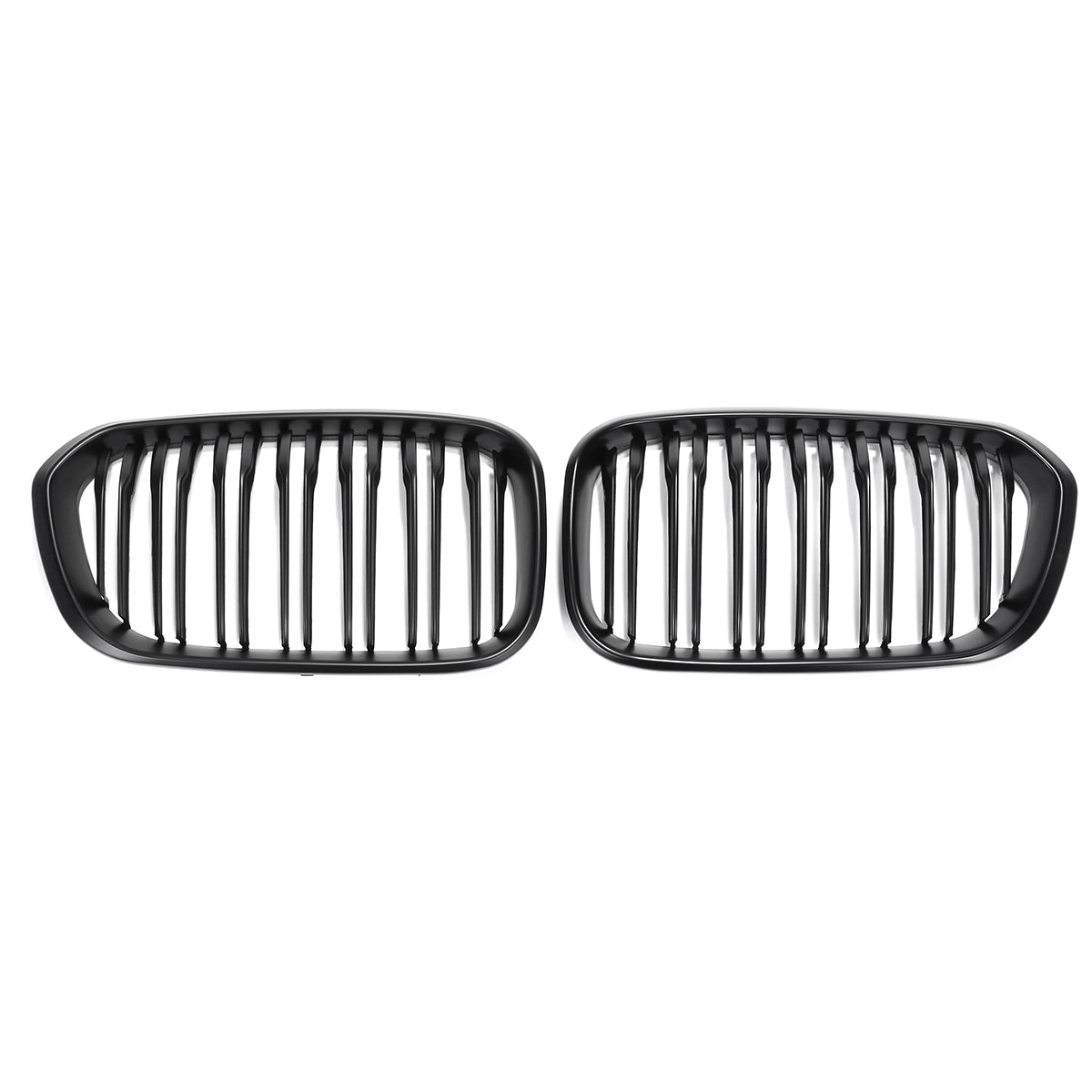 White Smoke Matte Black Front Kidney Grill Grille For BMW F20 F21 1 Series 15-17