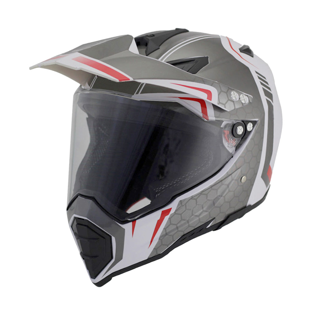 Dark Slate Gray Handsome full-cover motorcycle off-road helmet